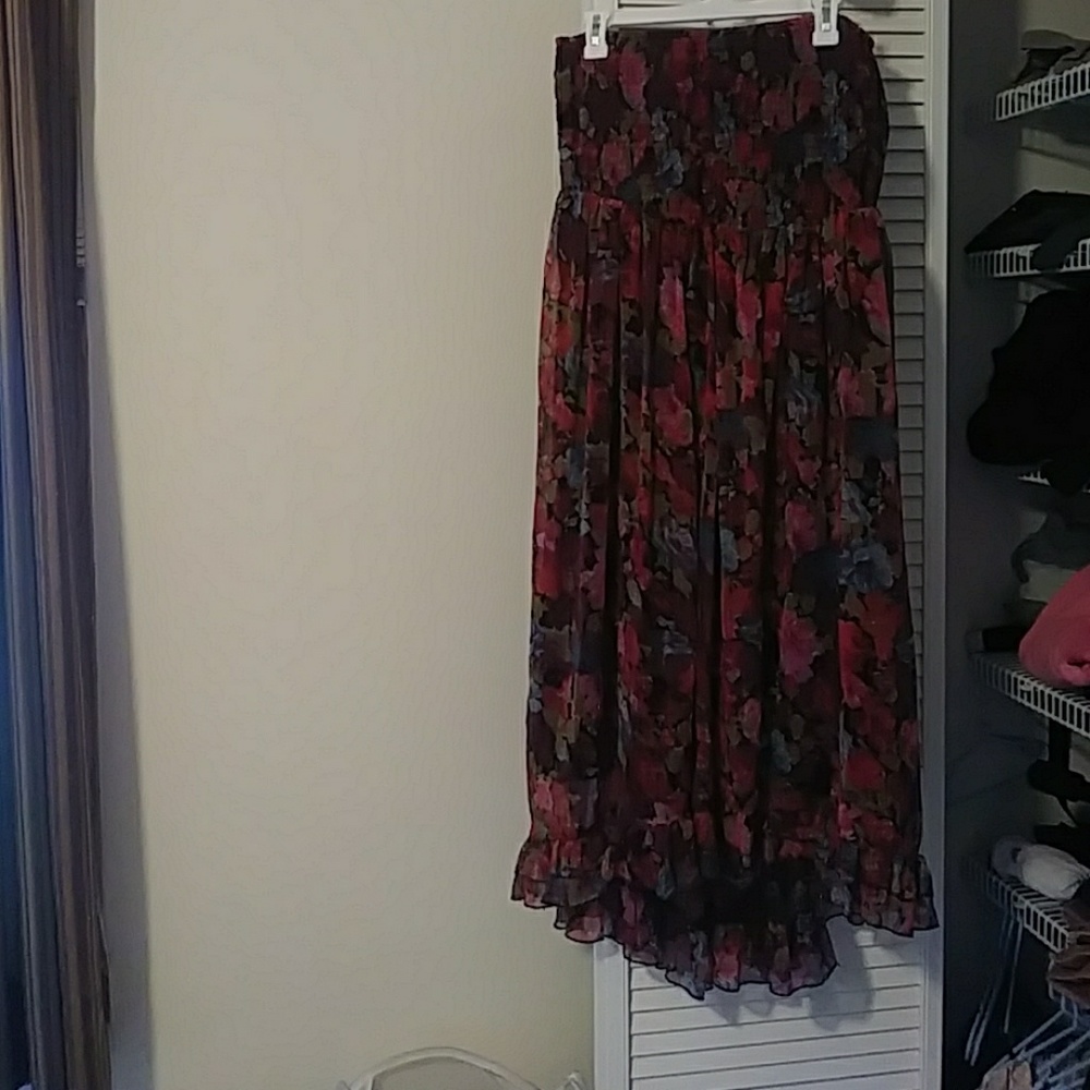 Strapless sundress